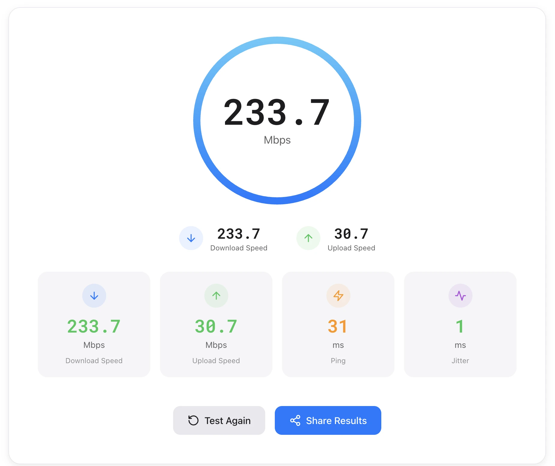 SpeedTestry - 网络速度测试